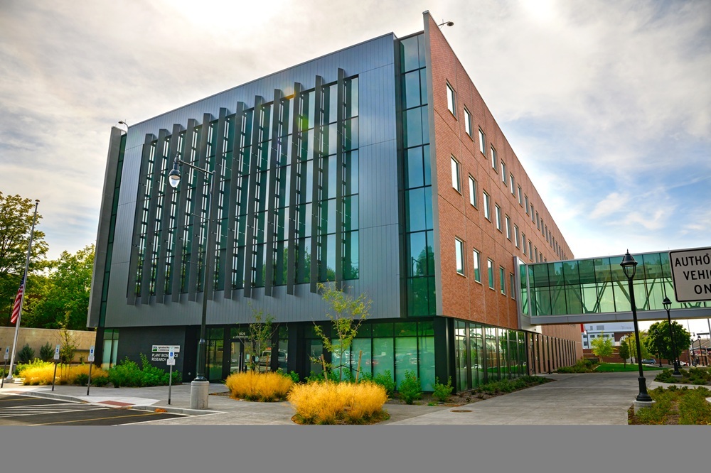 The USDA-ARS Plant Bioscience Research Building in Pullman, WA. (Photo courtesy of Washington State University)