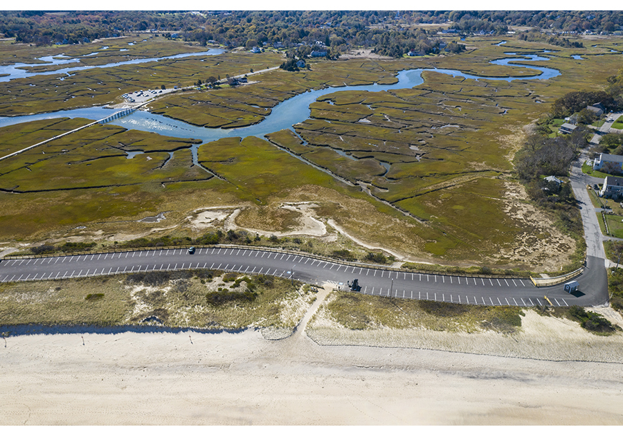 Town Neck Beach and the Mill Creek salt marsh