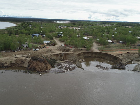 erosion Huslia