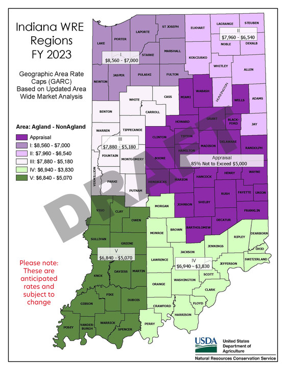 Anticipated 2023 Indiana GARC Map