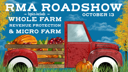 RMA Roadshow graphic for Thursday, Oct 13th