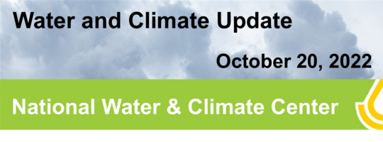 Water and Climate Update, October 20, 2022