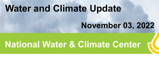 Water and Climate Update, November 03, 2022