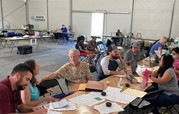 USDA Emergency Assistance at FEMA Tent on Pine Island Nov 30, 2022