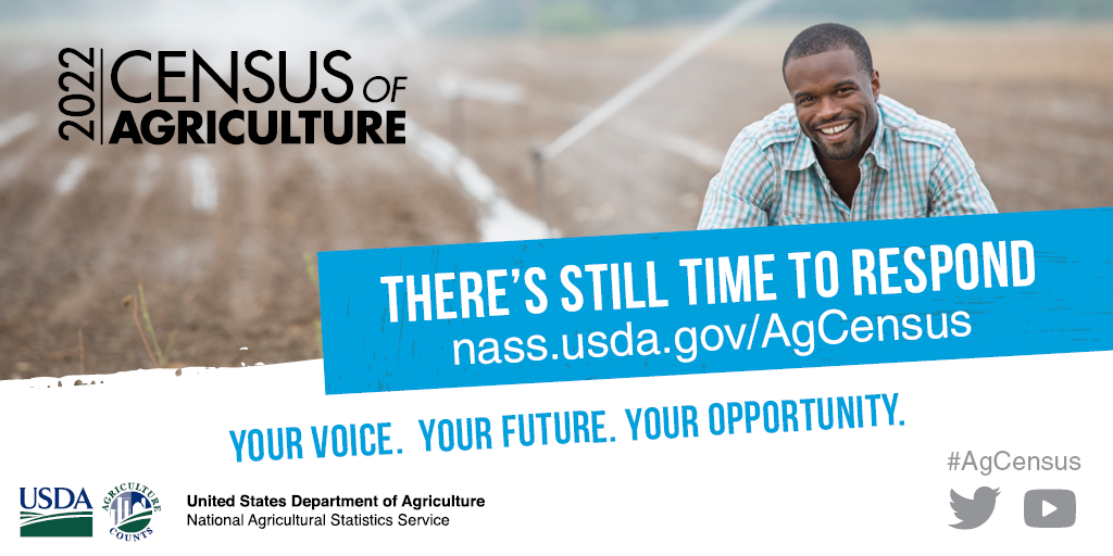Producers Have Until May 31 to Respond to the Census of Agriculture!