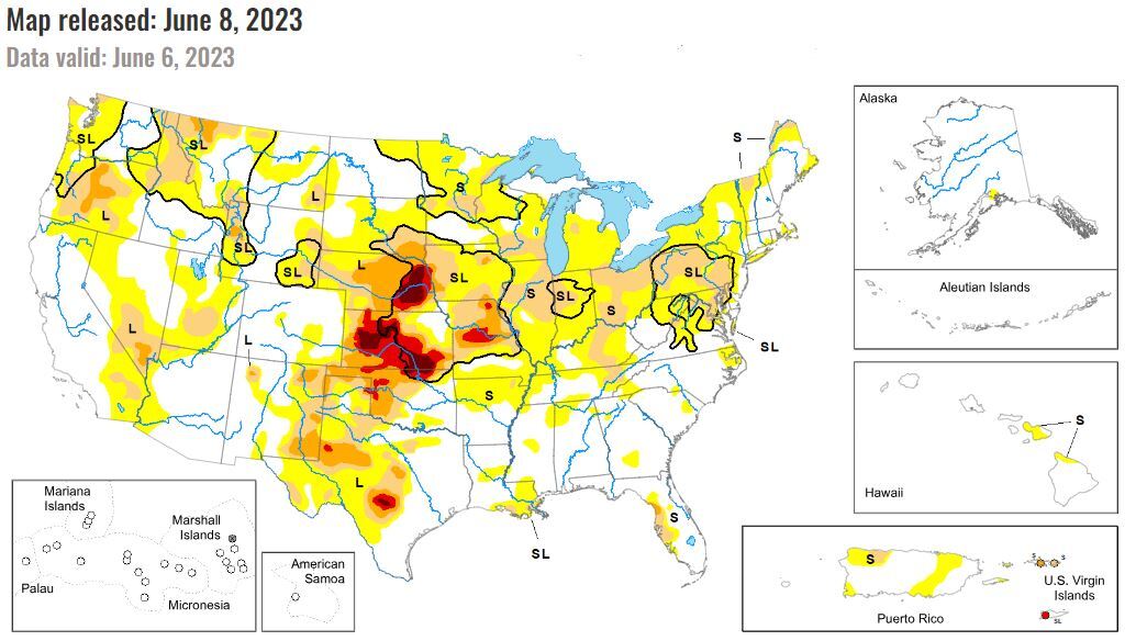 Map of Drought