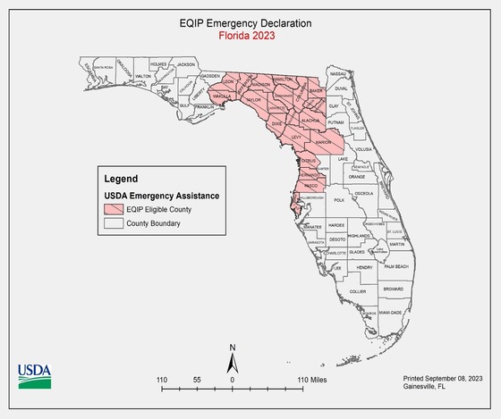 NRCS-Florida-Hurricane-Idalia-EQIP-Emergency-Declaration-Map-2023