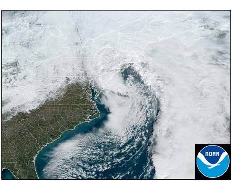 Storm System Brings Severe Weather Along the East Coast
