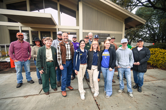 Group of volunteers at LFA Tree Giveaway