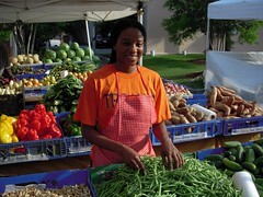 Girl at Farmers Market