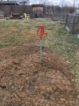 New spigot at House of the Living Stone Community Garden.