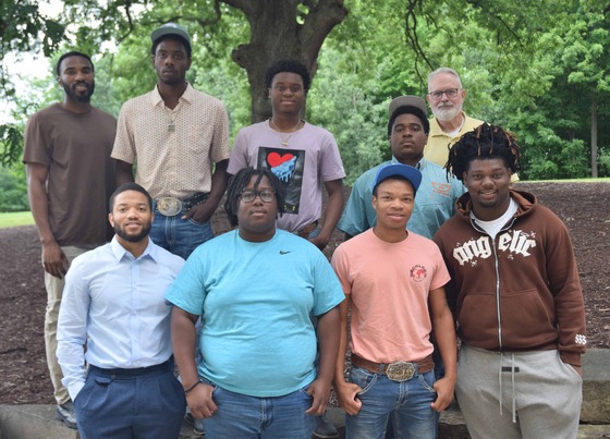 Students visiting Michigan the Royalty I.D. program with their host NRCS district conservationists.