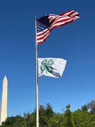 American and 4H Flags Flying