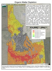 Organic Matter Depletion Map for Idaho