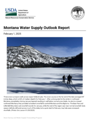 NRCS Montana Monthly Water Supply Outlook Report