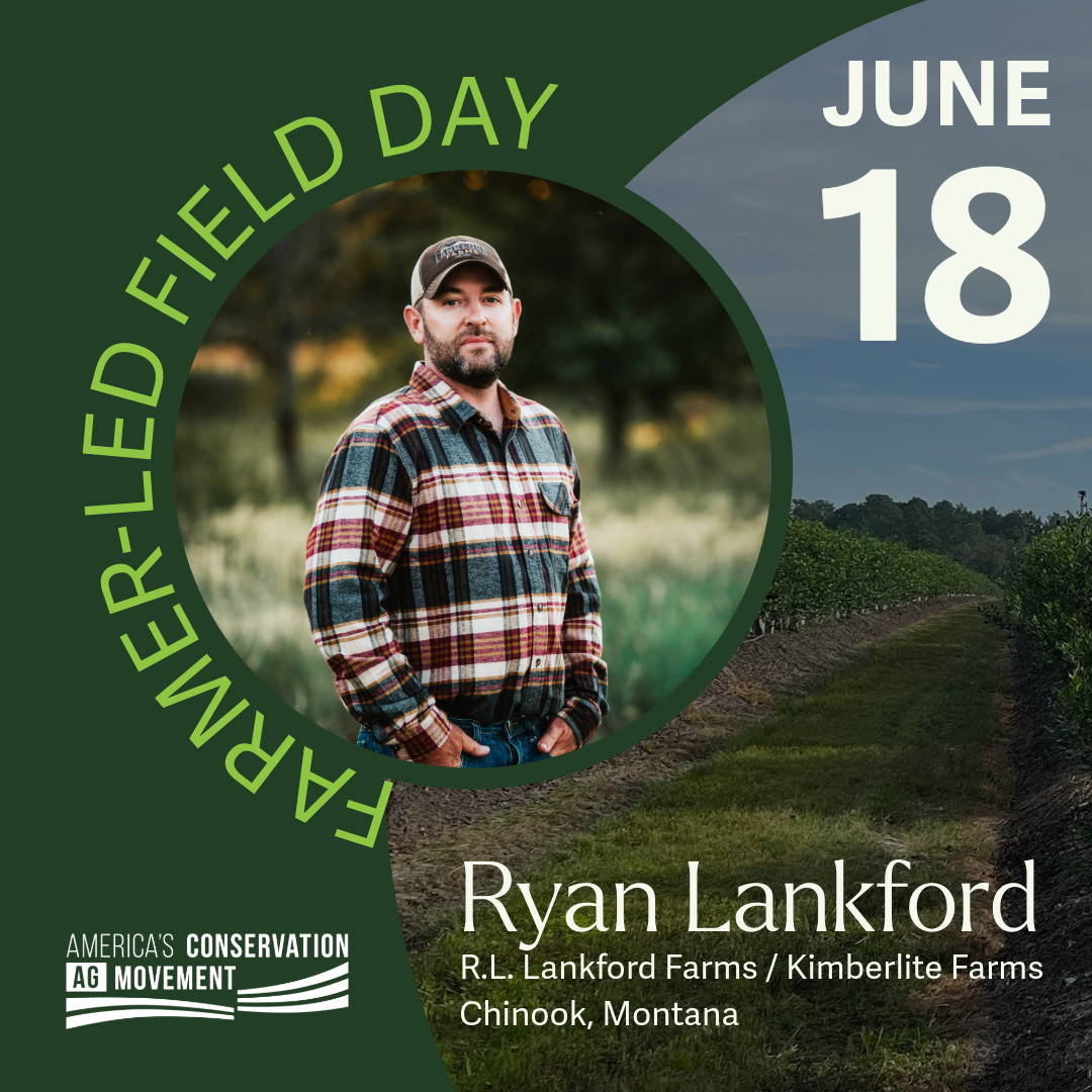 Ryan Lankford stands in field.