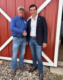 SED Blomgren with USDA Deputy Secretary Luke Lindberg
