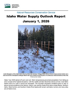 Water Supply Outlook Report Cover for January 2026