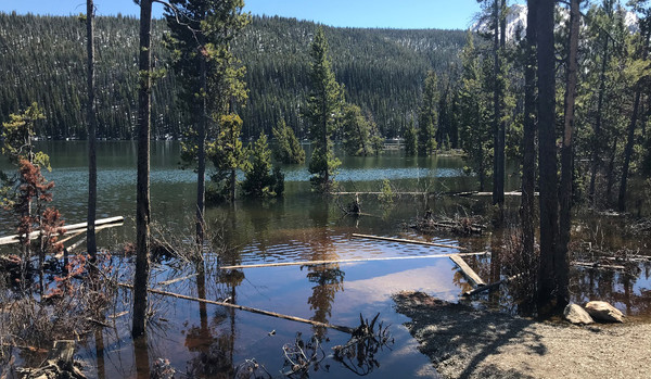 Stanley Lake rises after earthquake