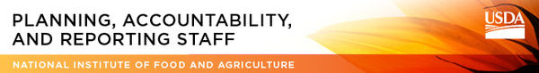 NIFA Planning, Accountability, and Reporting Staff banner image