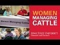 Iowa State University Extension and Outreach Women Managing Cattle 