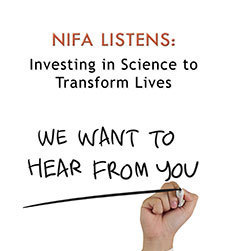NIFA Listens logo image
