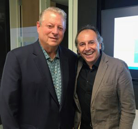 Al Gore and Bruno Basso