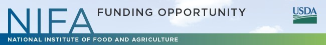 u s d a - national institute of food and agriculture - funding opportunity