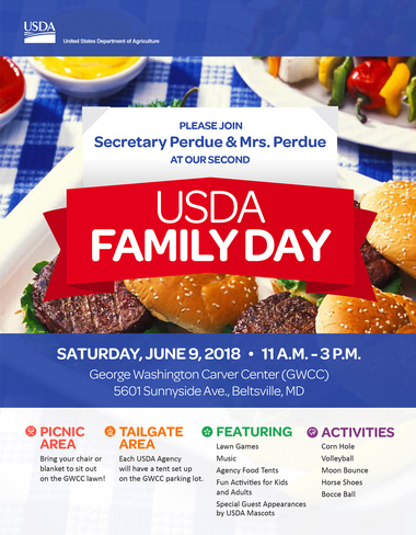 USDA Family Day graphic