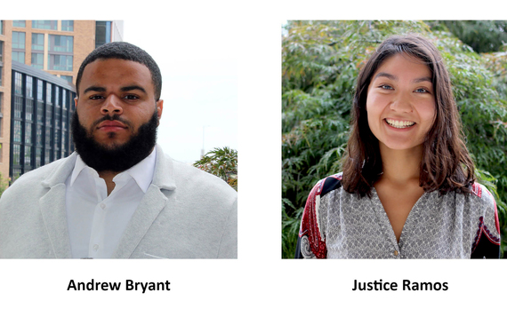 CIP interns  Andrew Bryant and Justice Ramos