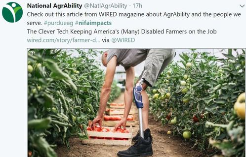 National AgrAbility. Clever Tech.  NIFA Fresh From the Field 