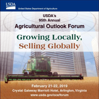 Ag Outlook Forum 2019 themed graphic