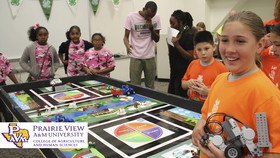 4-H students, image courtesy of Prairie View A&M University.