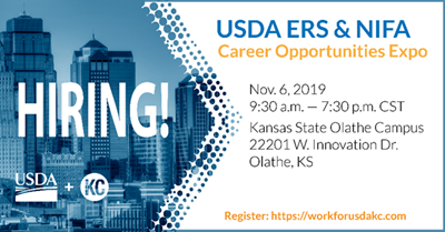 USDA NIFA & ERS Career Expo graphic