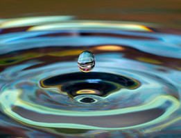 Water drop close up. Photo courtesy of Getty Images.