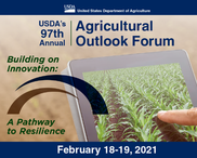 USDA 2021 Agricultural Outlook Forum graphic 