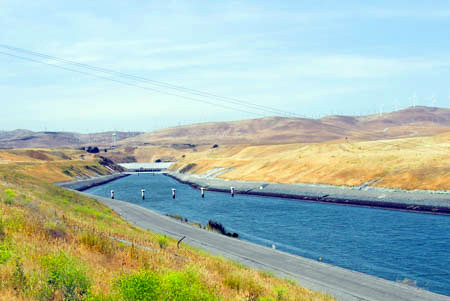 California’s water canal. Photo courtesy of UC Santa Cruz.