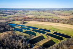 Water treatment lagoons in rural Kentucky. Courtesy of Getty Images.
