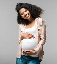 Pregnant young woman, courtesy of Adobe Stock.