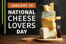 NIFA graphic of National Cheese Lovers Day.