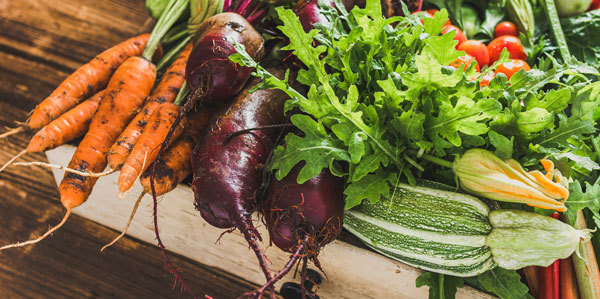 Funding opportunity for the OREI program. Organic vegetables, courtesy of Adobe Stock.