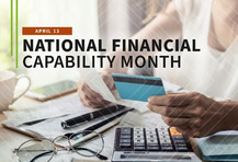 National Financial Capability Month graphic courtesy of NIFA.