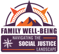 Family Well-Being: Navigating the Social Justice Landscape logo.