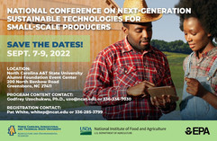National Conference on Next-Generation Sustainable Technologies for Small-Scale Producers graphic.
