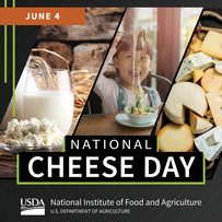 National Cheese Day graphic, courtesy of NIFA.