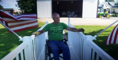 Farmer Doug VerHoeven, courtesy of National AgrAbility.