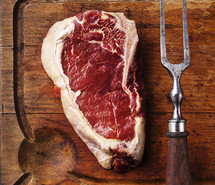 A beef steak, courtesy of Texas Tech University.