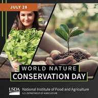 World Nature Conservation Day graphic, courtesy of NIFA.