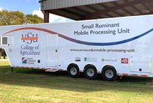 Small Ruminant Mobile Processing Unit, courtesy of Virginia State University.