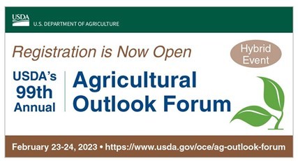 USDA's Agriculture Outlook Forum graphic